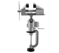 Eieenotee Mini Tornillo de Banco con Abrazadera de Mesa, Giratorio 360°, Portátil, Herramienta Fija para Taladrar, Trabajar la Madera y Hacer Joyas.