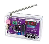 Eiele Kit de práctica de soldadura Radio FM 87-108 MHz con 2 modos de potencia y 2 modos de salida de audio, kit de proyecto electrónico para adultos, kit de bricolaje (requiere soldadura)