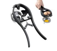 Eierknacker, Robuster Schäle - Galleta de huevos resistente, mango ergonómico, construcción de metal duradera | Herramienta de eliminación de cáscara de huevo sin esfuerzo para uso en cocina de desayu