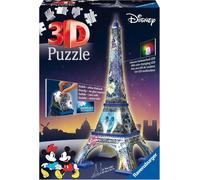 Eiffel Puzzle 3D Disney Especial Night Blue Edición Luces Big 47cm RAVENSBURGER