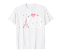 Eiffel Tower Paris Girls Guys Travel Holiday France Souvenir Camiseta gráfica económica, Hombre, Blanco, L