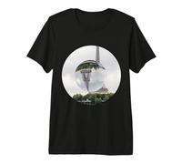 Eiffel Tower Upside Down Cute Paris France Photographer Gift Camiseta Premium