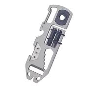 Eiflayn Llave Multiherramienta De Acero Inoxidable, Multitool, Herramienta MultifuncióN Al Aire Libre, Con 2 Puntas De Destornillador, Para Viajar, Acampar, Explorar (10 In 1)