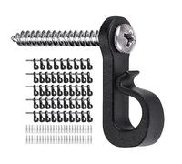 Eiflayn Q-Hanger - 50 Colgadores Ganchos para Luces Navideñas con Tornillo Phillips para Garaje, Año Nuevo, Fiesta u Otras Decoraciones Colgantes para el Hogar