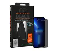 Eiger Mountain Glass - Protector de Pantalla para iPhone 13 Pro MAX (2,5D, Incluye Kit de Limpieza), Color Negro