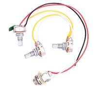 Eighosee 1 arnés de cableado de guitarra precableado con 3-500 K potes
