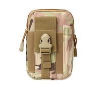 Eighosee 1 bolsa de lona con cinturón de camuflaje para acampar, camouflage