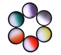 Eighosee 1 juego de filtros de color gradual de 58 mm para 1DX 5D 5D2 5D3 6D 7D 70D 60D 700D 650D 1100D 1000D