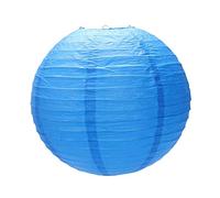 Eighosee 1 pantalla de papel japonés para lámpara de fiesta, boda, 40 cm, azul marino