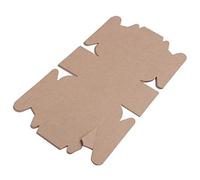 Eighosee 10 cajas de regalo de fiesta, caja de regalo de cumpleaños, boda, ducha, color marrón