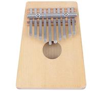 Eighosee 10 pianos de pulgar de abedul Mbira Instrumento musical para contar historias (color madera)