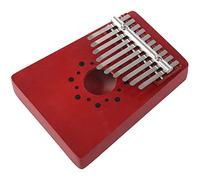Eighosee 10 pianos de pulgar de abedul Mbira, instrumento musical para contar historias (rojo)
