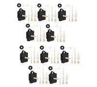 Eighosee 10 Piezas de 31 mm Eje, Mecanismo de Movimiento de Reloj Cuarzo para Bricolaje, Kit de Manecillas, Herramienta de Reparación de Movimiento Reloj Pared, Accesorios y Piezas