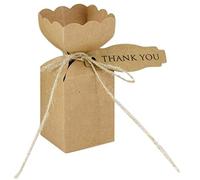 Eighosee 100 cajas de papel kraft para regalo de San Valentín, con personalidad retro, para cumpleaños, fiestas de cumpleaños