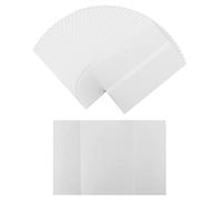 Eighosee 100 Piezas de Papel de Vitela Predoblado para Invitaciones, Chaquetas de Papel de Vitela de 5 X 7 Pulgadas para Bodas, Baby Shower, Fiestas de CumpleañOs