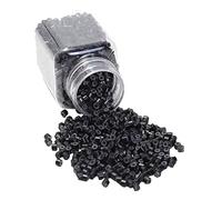 Eighosee 1000 Piezas 5.0X3.0X3.0 Mm Mini Anillos Forrados de Silicona Enlaces Cuentas Linkies para Extensiones de Cabello con Punta Adherida Negro