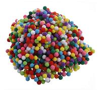 Eighosee 1000 pompones suaves y esponjosos de 10 mm de colores mixtos para manualidades infantiles