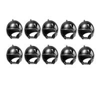 Eighosee 10PCS Sombrero de Pollo para Mascotas Sombrero de Gallina Sombrero de Pollo Sombrero de Seguridad para Mascotas para Pollo Negro