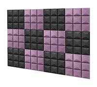 Eighosee 12 Piezas de Espuma AcúStica Insonorizada, Paneles AcúSticos, Baldosas de Espuma con Espuma de CancelacióN de Alta Densidad para Estudio de GrabacióN