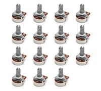 Eighosee 15 Piezas de Accesorios para Guitarra Tipo B (Volumen), 18 mm, Potenciómetro Pequeño para Guitarra Eléctrica, Perilla de Volumen, Interruptor de Modulación, Manija, B