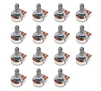 Eighosee 15 Piezas de Accesorios para Guitarra Tipo B (Volumen), Potenciómetro Pequeño de 18 mm para Guitarra Eléctrica, Perilla de Volumen, Interruptor de Modulación, Manija, A