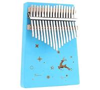 Eighosee 17 Kalimba Piano de pulgar Piano de dedo Piano de mano Piano de madera con martillo de afinación aprendizaje simple para adultos principiantes