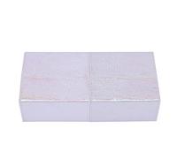 Eighosee 1Pcs Mermaid Fish Scale Nail Brush Holder Bolsa De Almacenamiento Estuche Cosmético Pluma Organizador Maquillaje Manicura Nail Art Tool Accessory (Square1#)