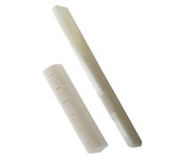 Eighosee 2 cuerdas de guitarra con puente de hueso superior e inferior