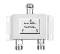 Eighosee 2 divisores divisores de potencia de antena de 380-2500 MHz para amplificador de señal CDMA 3G, conectar a la antena