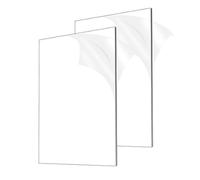 Eighosee 2 Hojas AcríLicas 1/8 Pulgadas Grosor (3 Mm), Vidrio Acrílico Fundido Transparente 8 X 12 Pulgadas para Letreros, Proyectos ExhibicióN Bricolaje, Manualidades, Marcos Fotos