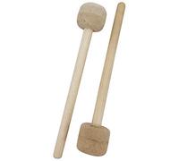 Eighosee 2 mazos de tambor de fieltro con de madera antideslizante, accesorios para tambores