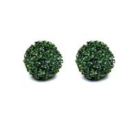 Eighosee 2 Piezas de Bolas de Topiario de Plantas Artificiales, Esferas de Jardín, Planta de Topiario, Decoración Interior y Exterior para Decoración de Patio Trasero S