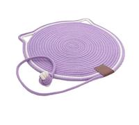 Eighosee 2 Piezas de Cuerda de Algodón, Tablero Rascador para Gatos, Poste Rascador para Gatos, Tapete para Cama, Sacapuntas de Garras, Raspadores para, Almohadilla para Uñas, A