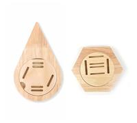 Eighosee 2 Uds. Soporte de Exhibición de Medallas de Madera, Soporte para Medallas, Estante de Exhibición Conmemorativo de, Decoración de Pared