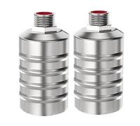 Eighosee 2 válvulas flotantes de control de de agua totalmente automáticas, controlador de de agua para tanque de agua de 1/2 pulgada de admisión de agua superior