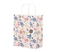 Eighosee 20 bolsas de papel kraft para fiestas, bodas, regalos hechos a mano, bolsas de regalo de pan vintage, embalaje de galletas (S)