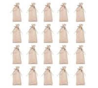 Eighosee 20 bolsas de vino, bolsas de champán, bolsas de natural, bolsas de regalo con cordón para bodas, fiestas, Navidad, degustación de vino,
