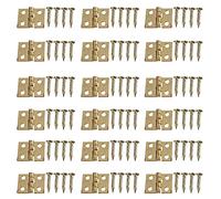 Eighosee 200 bisagras mini bisagras 1/12 habitación de juguetes muebles en miniatura armario armario