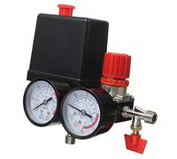 Eighosee 240 V 180 PSI Compresor de Aire Presión T Válvula Interruptor Manifold Alivio Regulador Medidores