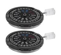 Eighosee 2PCS NH36 NH36A de Movimiento AutomáTico una Las 3 Piezas de Repuesto de Reloj de Fecha/DíA MecáNico de Cuerda AutomáTica
