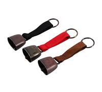 Eighosee 3 Piezas Collar de Perro Campana Perro Cencerro Cabra Campana para Collares de Perro PaíS Vaca Campana Mascota Collar Suministros, Campanas de Vaca Fabricante de Ruido