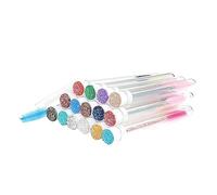 Eighosee 30PCS Cepillo de PestañAs Tubo Mascara Varitas Reemplazable A Prueba de Polvo Eye Lash Eyebrow Brush Tube para ExtensióN de PestañAs