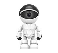 Eighosee 3MP Robot PTZ WiFi CáMara IP CáMaras de Videovigilancia para Interiores con WiFi Smart Home AI Human Detect Wireless Enchufe de la UE