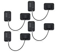 Eighosee 4 Paquetes Cerraduras para Refrigerador, Cerradura para Puerta Armario, Cerraduras con ContraseñA para Nevera para NiñOs, Cerraduras Seguridad para NiñOs (Negro)