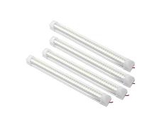 Eighosee 4 tiras de luz para interior de coche, 108 LED, 6500 K, lámpara con interruptor de encendido/apagado para y hogar