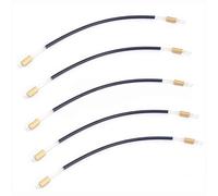 Eighosee 5 colas de violín 4/4, color negro