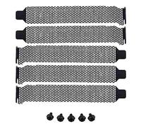 Eighosee 5 deflectores de ventilación para computadora, biseles PCI Bit Expansión Ranura Bloque de tarjeta de sonido (con 5 tornillos)