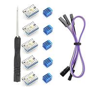 Eighosee 5 Piezas Tmc2209 V3.1 Controlador de Motor Paso a Paso Palos de Paso Controlador de Silencio 256 Micropasos Actual 2.8A Vs Tmc2208