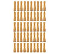 Eighosee 50 Dedos Desplumadores de Pollo, Desplumador de Plumas de de Corral, Dedo de Goma para DepilacióN para Pollo, Pato, Codorniz, Ganso, Amarillo