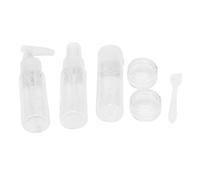 Eighosee 6Pcs Set Tubos VacíOs Crema CosméTica Contenedores de LocióN de Viaje Embalaje Champú Contenedor de BañO Botella PortáTil